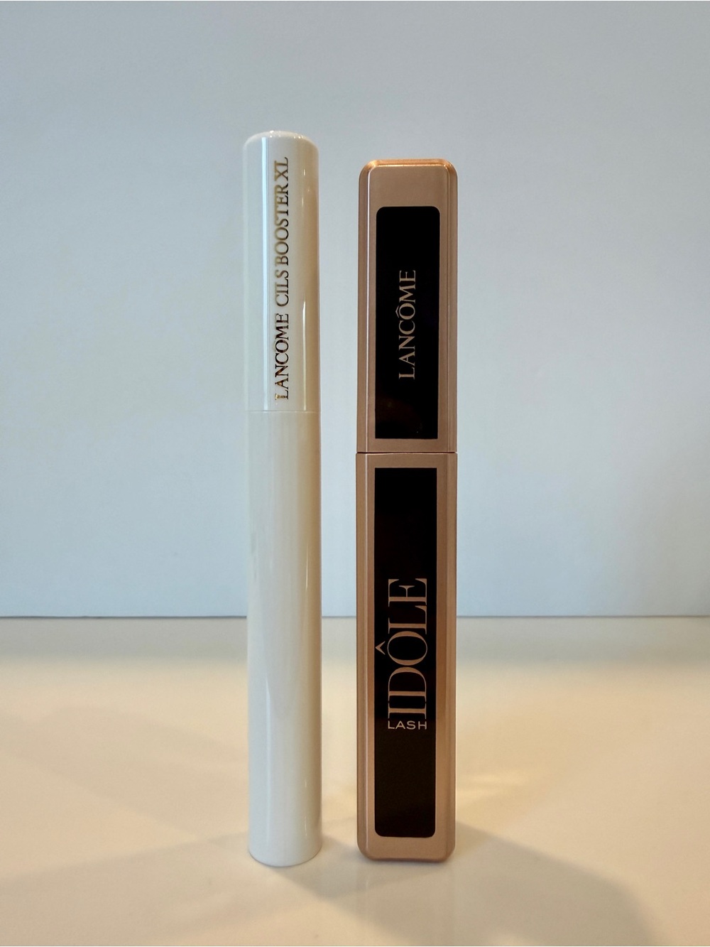 NEW Lancome 2-Pc FULL Size Lash Idole Mascara and Cils Booster XL Mascara Primer